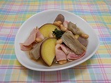 ごぼうとさつまいものスープ煮