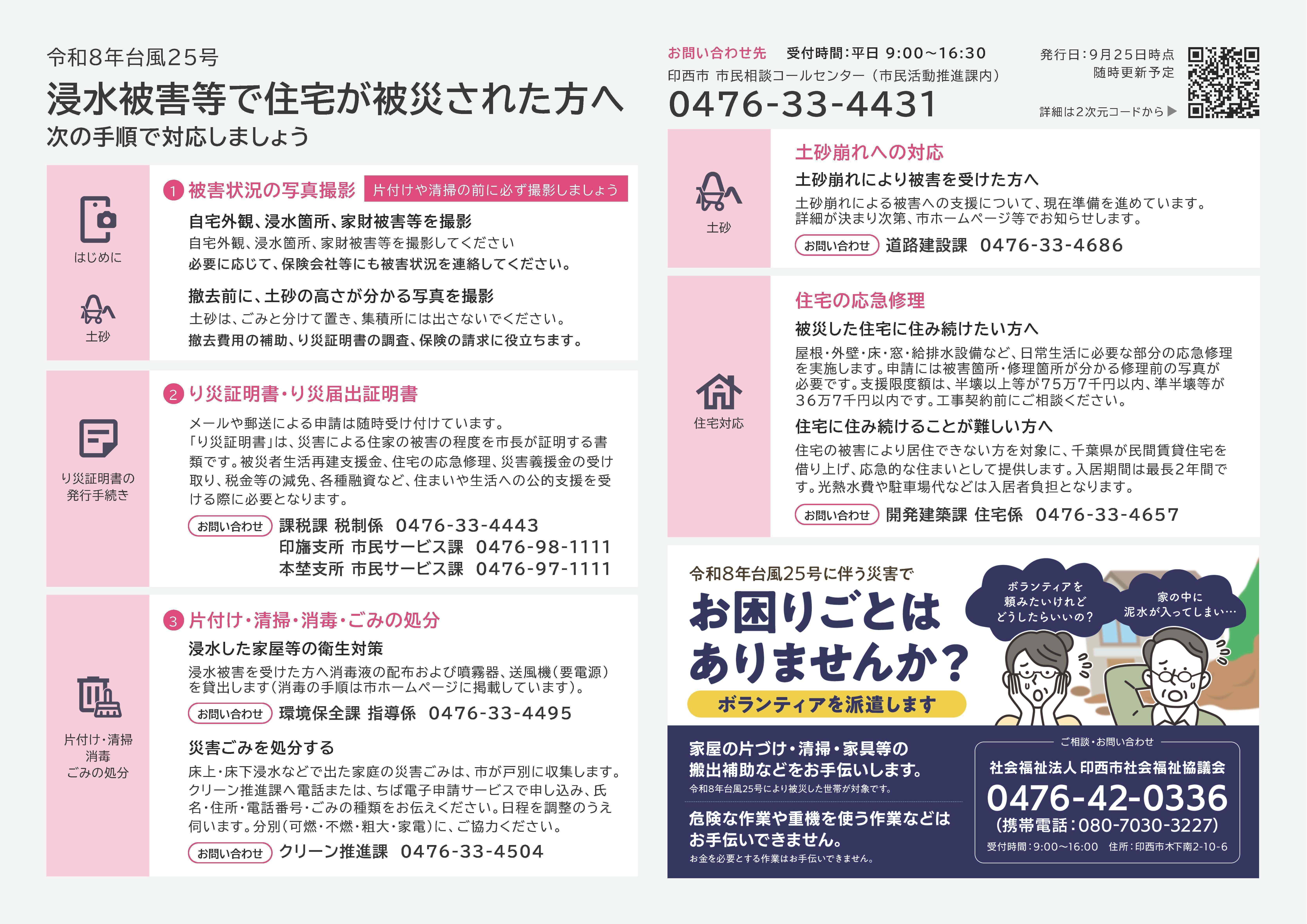 被災された方へ